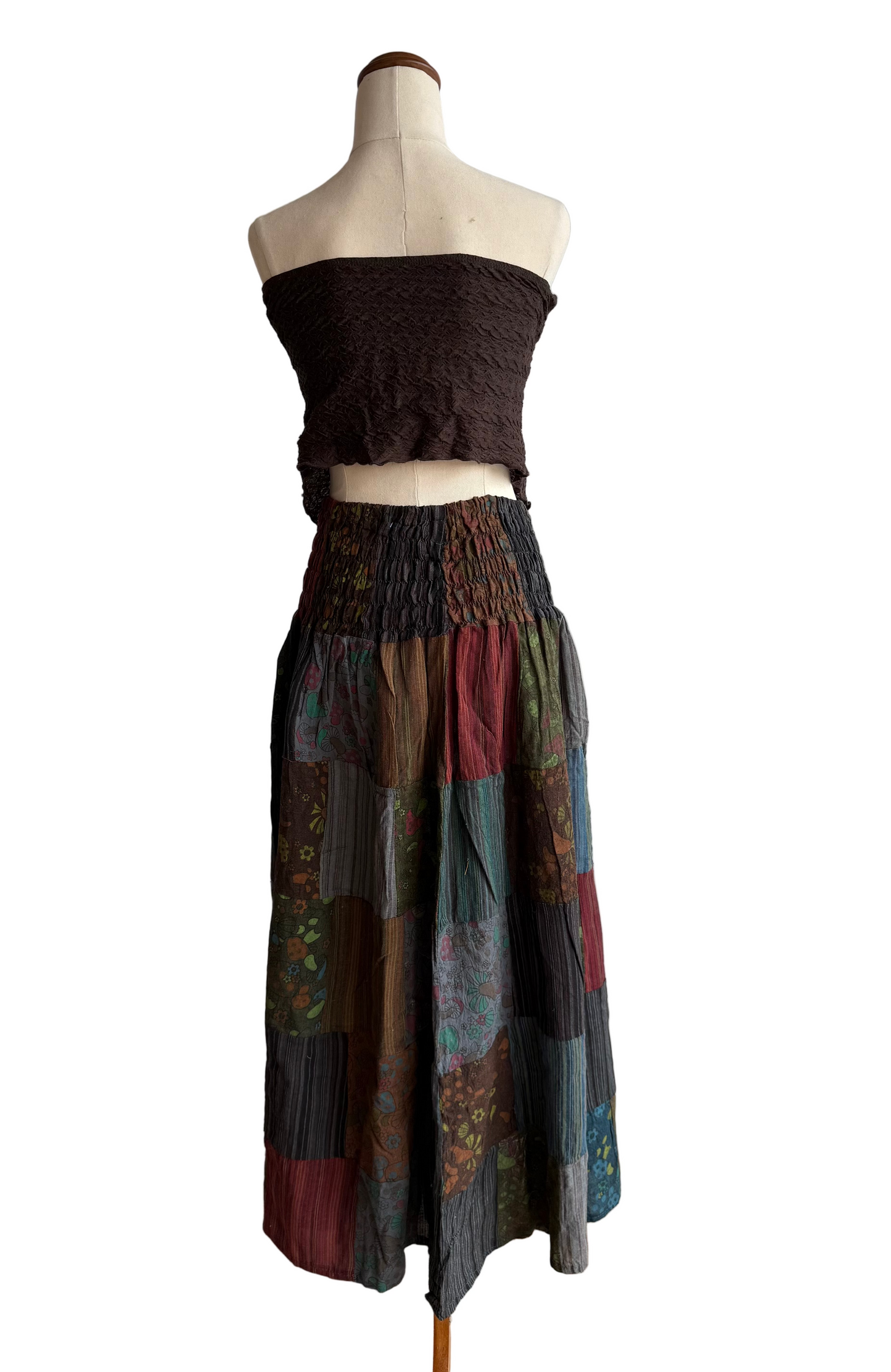 Happy Mushroom Maxi Skirt