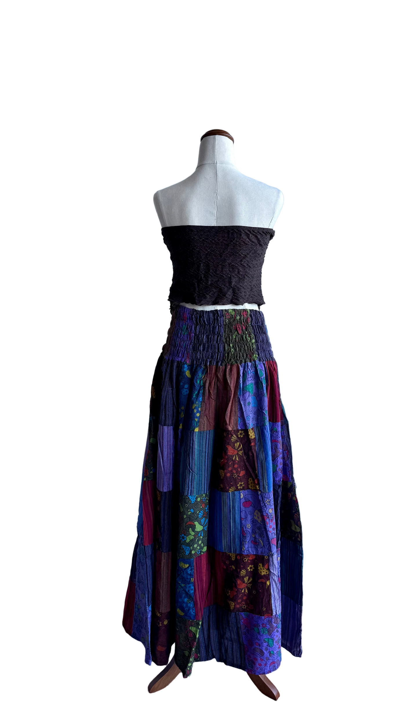 Happy Mushroom Maxi Skirt