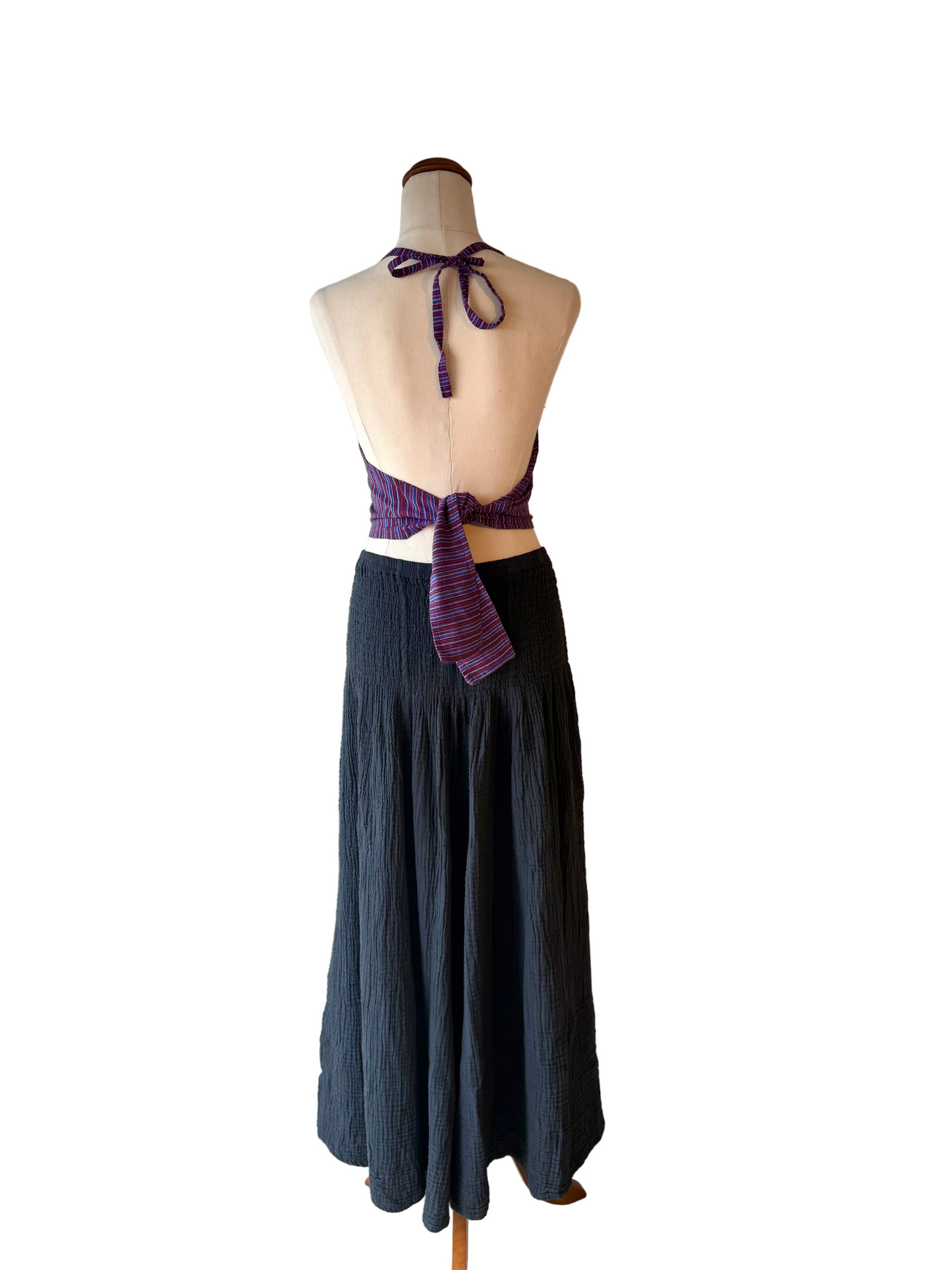 Anjuna-Double Cotton Wide leg pants