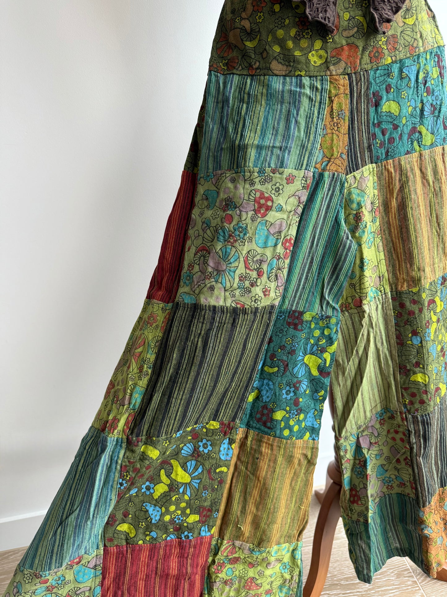 Happy Mushroom Wide Leg Pants