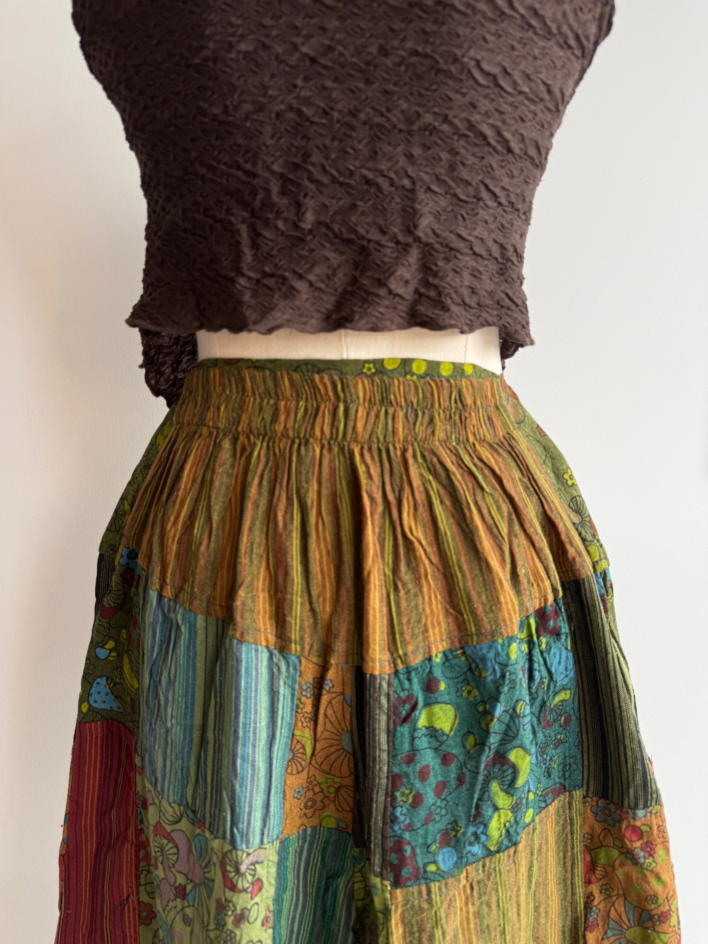 Happy Mushroom Wide Leg Pants