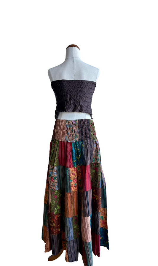 Happy Mushroom Maxi Skirt